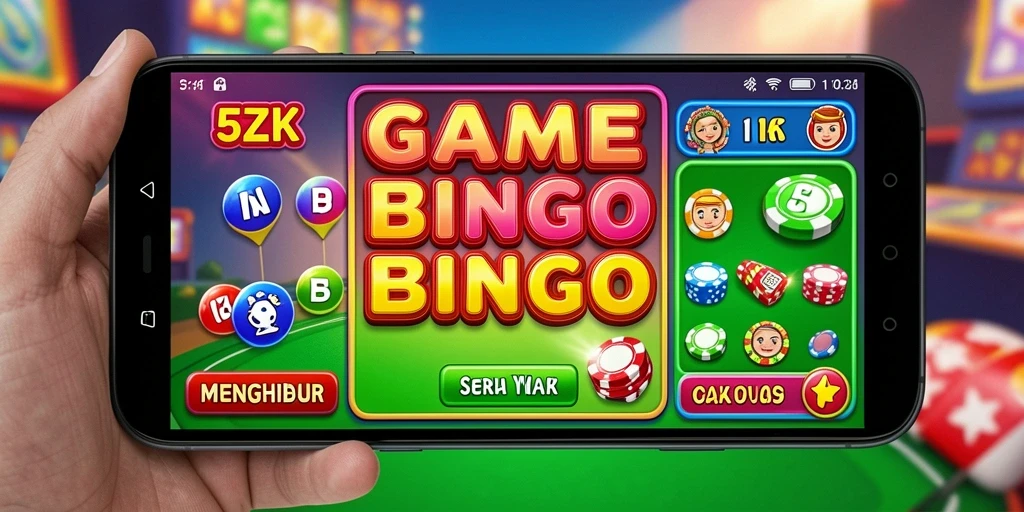 Screenshot menampilkan gameplay seru 5ZK dalam permainan Bingo.