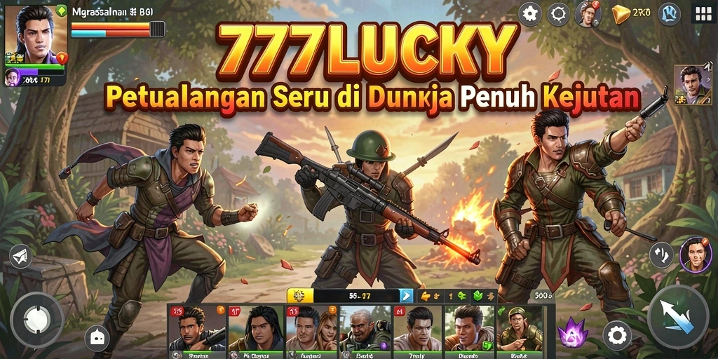 Gameplay seru di 777LUCKY dengan petualangan menantang.