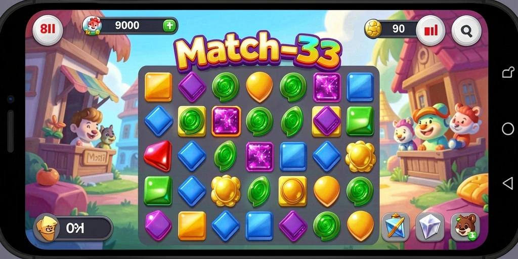 Screenshot menampilkan aksi gameplay seru dalam 8II.