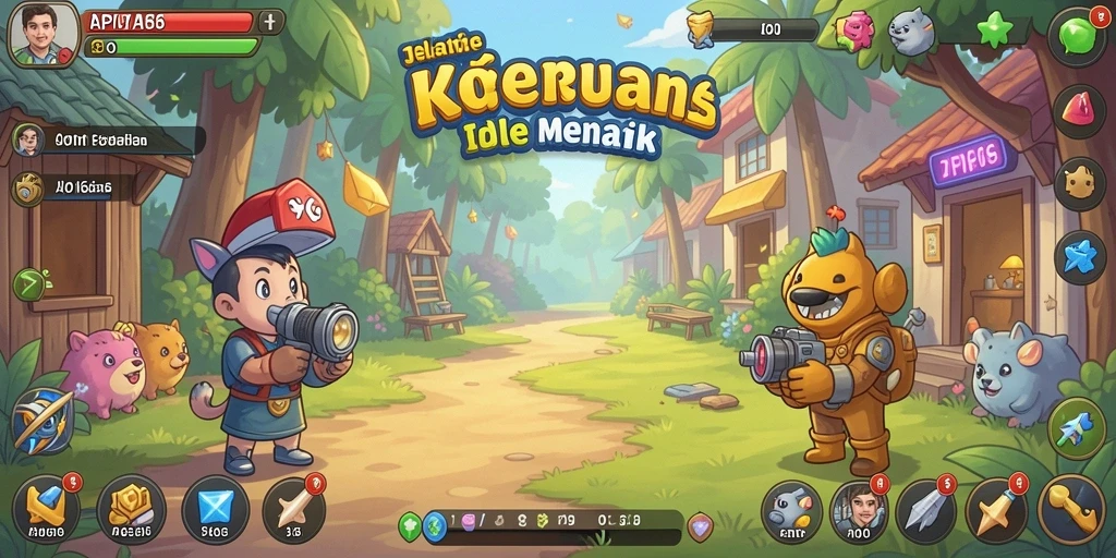 Tampilan gameplay API66 yang menawan dalam mode Idle.