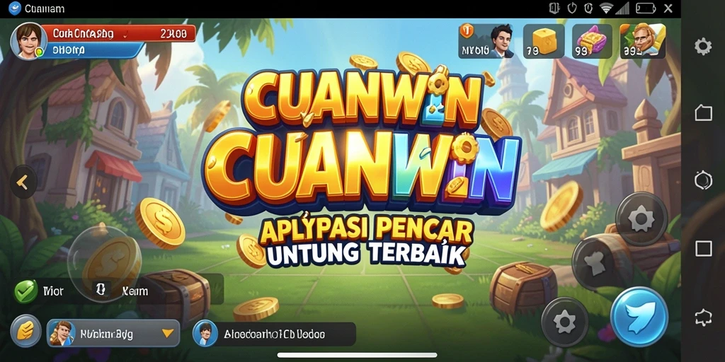 Tampilan utama CUANWIN menampilkan dashboard analisis yang informatif.