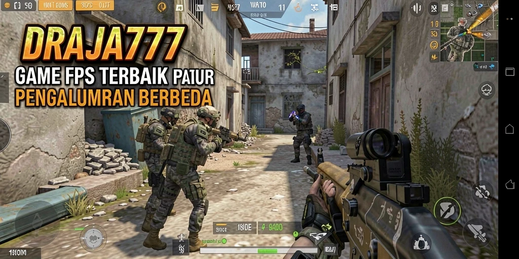 Screenshot gameplay DRAJA777 menampilkan aksi menembak yang mendebarkan.