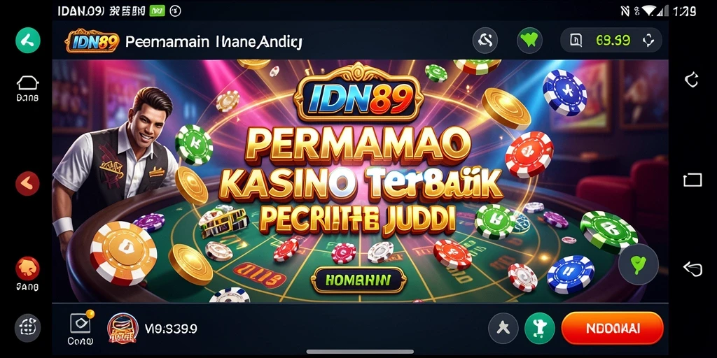 Gameplay seru dan interaktif di aplikasi Kasino IDN89.