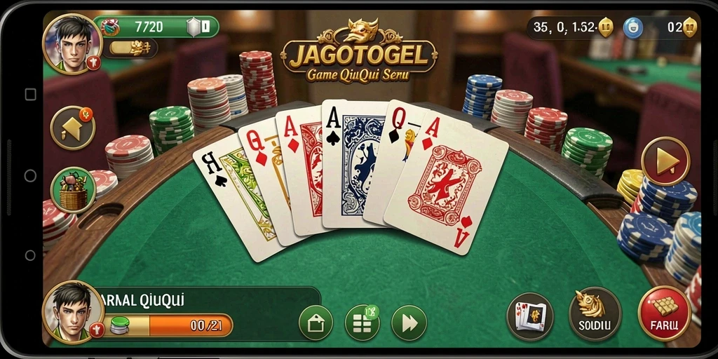 Screenshot permainan QiuQiu dengan gameplay menarik.
