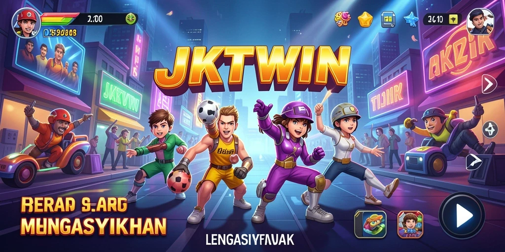Tampilan gameplay menarik dan seru di JKTWIN.