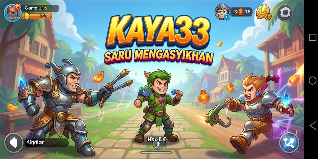 Screenshot gameplay KAYA33 dengan aksi seru dan tantangan menarik.