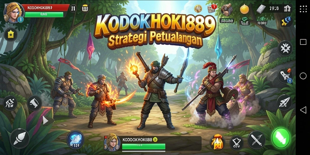 Tangkapan layar gameplay KODOKHOKI889 yang menampilkan aksi strategi seru.