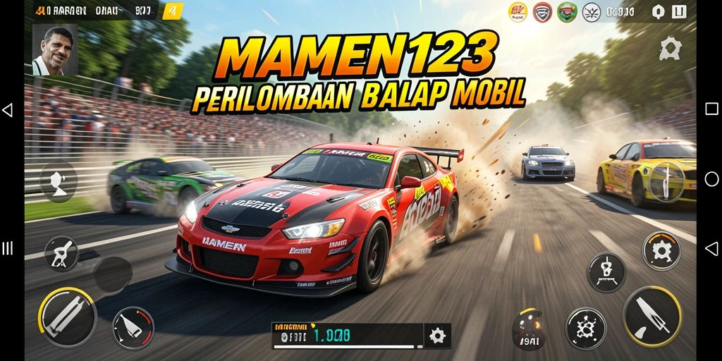 Tampilan seru dari pengalaman balap di MAMEN123.