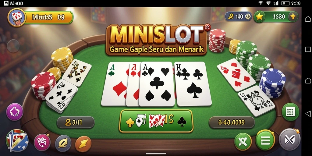 Tampilan gameplay Gaple yang menarik dan interaktif.