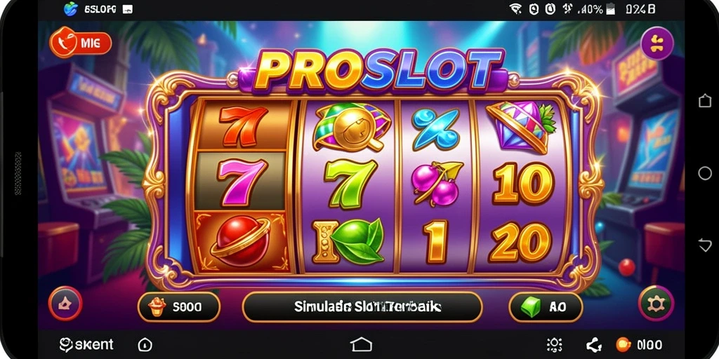 Tampilan gameplay PROSLOT dengan grafis slot yang memukau.