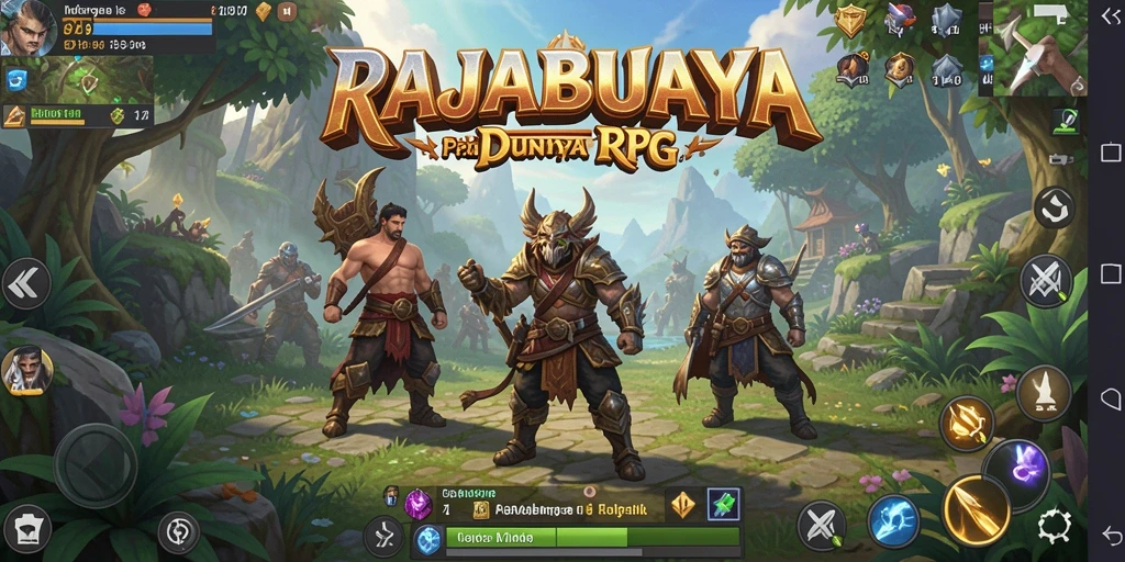 Tampilan gameplay RAJABUAYA yang epik dan menantang.