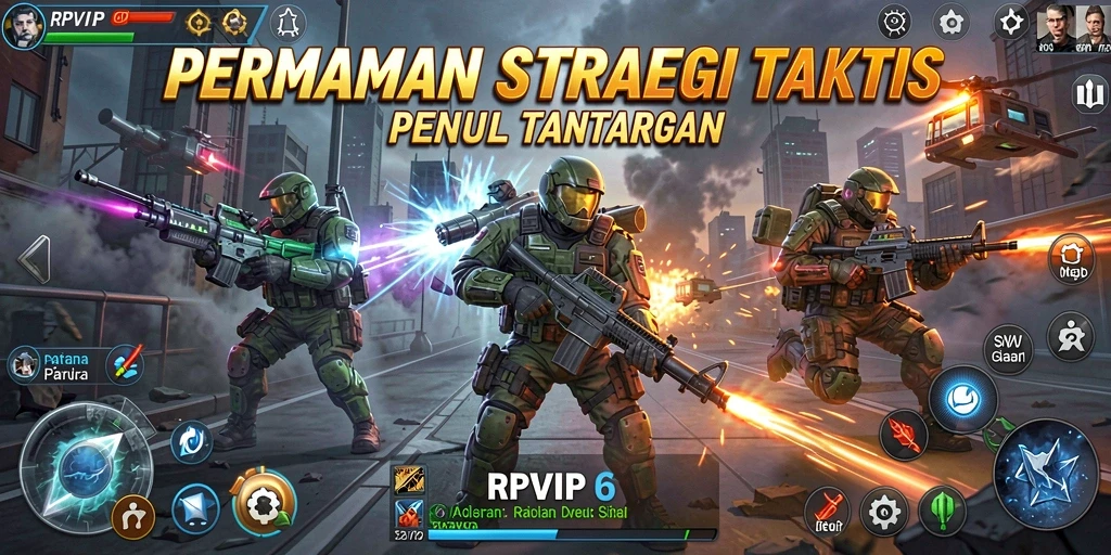 Tampilan gameplay RPVIP6 yang penuh strategi dan taktik.