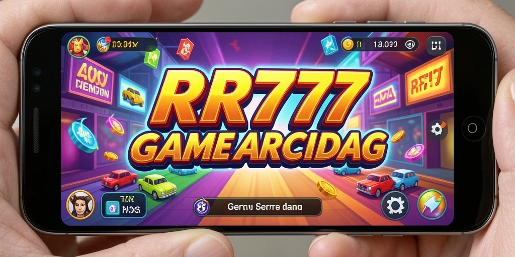 Screenshot utama RR777 menampilkan gameplay seru dan penuh aksi.
