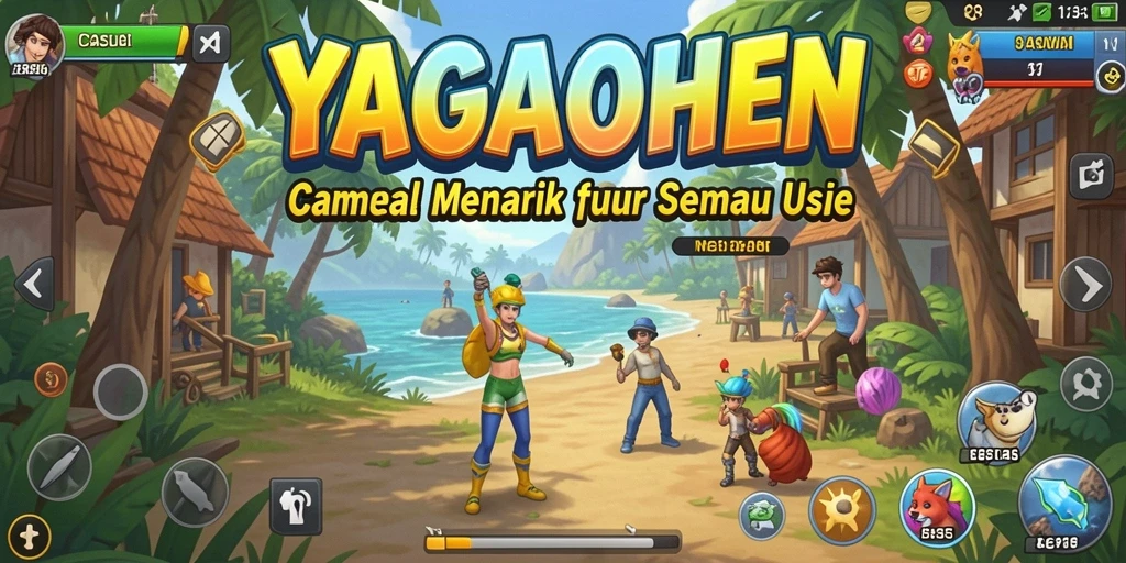 Screenshot gameplay YAGAOHEN menampilkan aksi seru dan tantangan menarik.